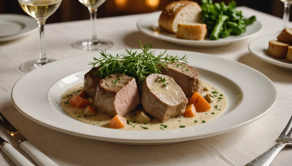 blanquette de veau et vin